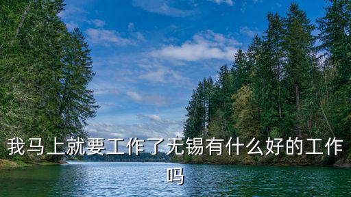 我馬上就要工作了無錫有什么好的工作嗎
