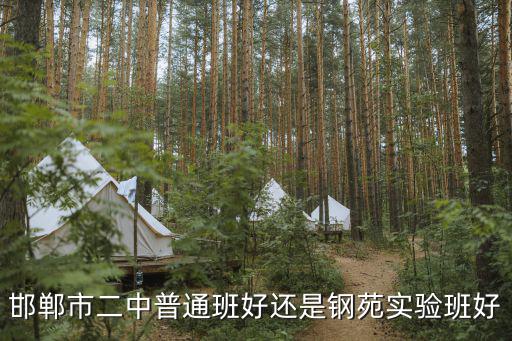 邯鄲市二中普通班好還是鋼苑實驗班好