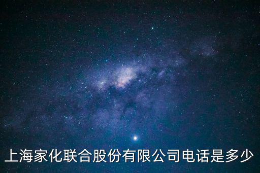 上海家化聯合股份有限公司，上海市保定路527號是什么公司