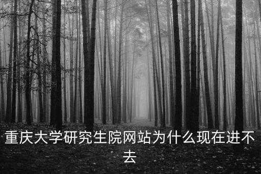 重慶研招網(wǎng)，重慶大學研究生院網(wǎng)站為什么現(xiàn)在進不去