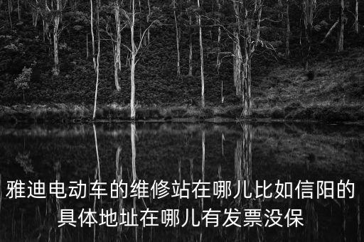 雅迪電動車的維修站在哪兒比如信陽的具體地址在哪兒有發票沒保