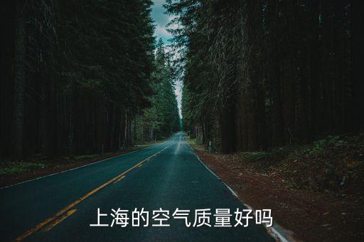 上海的空氣質量好嗎