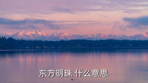 東方明珠 什么意思