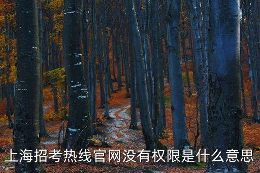 上海招考網，上海招考熱線網址