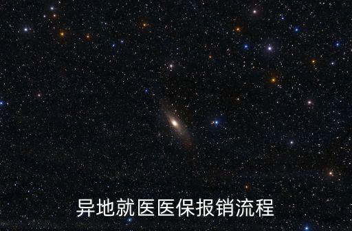 異地就醫醫保報銷流程
