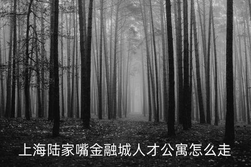 上海陸家嘴金融城人才公寓怎么走