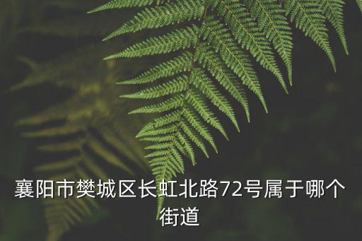 長(zhǎng)虹北路，長(zhǎng)虹北路民發(fā)天地屬于襄陽(yáng)哪個(gè)區(qū)哪個(gè)街道