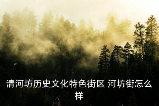清河坊歷史文化特色街區 河坊街怎么樣