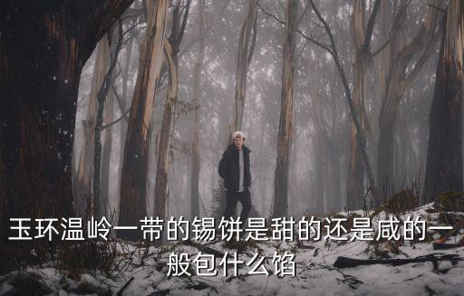 玉環(huán)溫嶺一帶的錫餅是甜的還是咸的一般包什么餡