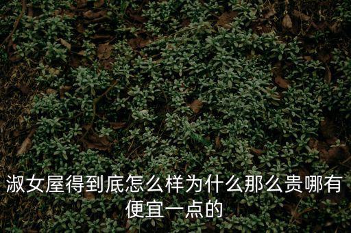 淑女屋得到底怎么樣為什么那么貴哪有便宜一點的
