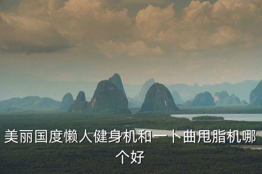 美麗國度，美麗國度懶人健身機和一卜曲甩脂機哪個好