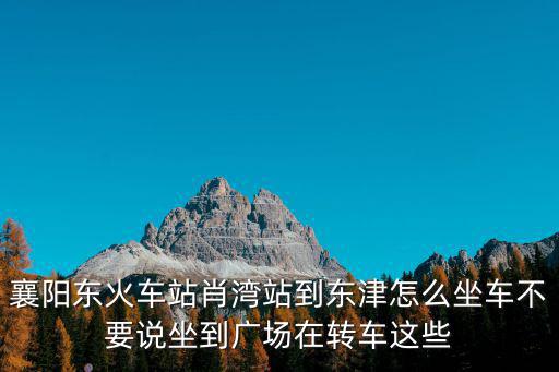 襄陽東火車站肖灣站到東津怎么坐車不要說坐到廣場在轉車這些