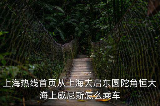 上海熱線首頁從上海去啟東圓陀角恒大海上威尼斯怎么乘車