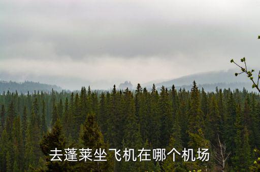 去蓬萊坐飛機在哪個機場