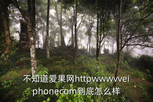 不知道愛果網httpwwwvveiphonecom到底怎么樣