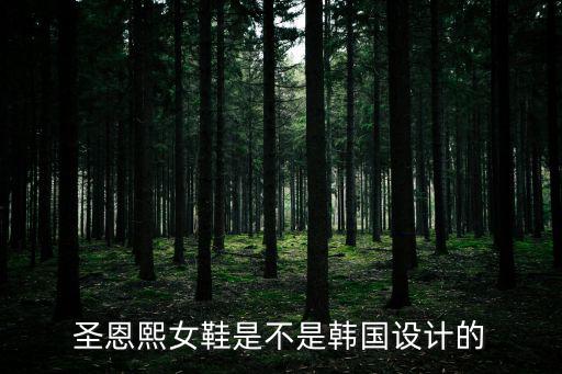 圣恩熙女鞋是不是韓國設計的