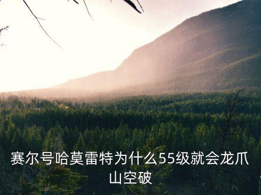 賽爾號哈莫雷特為什么55級就會龍爪山空破