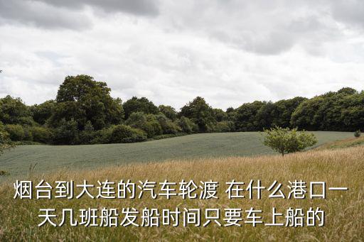煙臺到大連的汽車輪渡 在什么港口一天幾班船發船時間只要車上船的