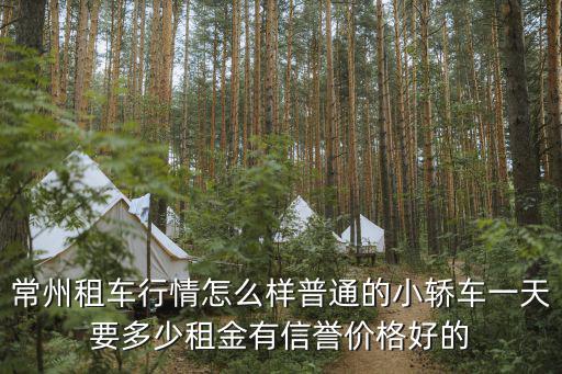 常州租車行情怎么樣普通的小轎車一天要多少租金有信譽價格好的