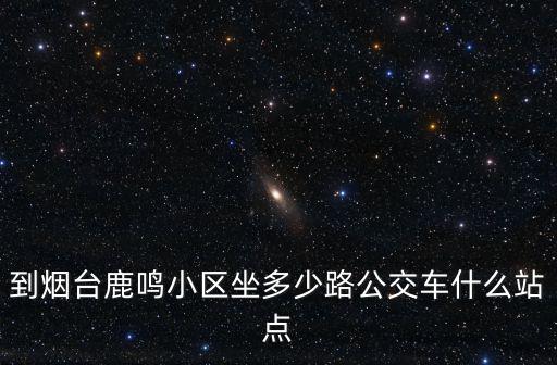 到煙臺鹿鳴小區坐多少路公交車什么站點