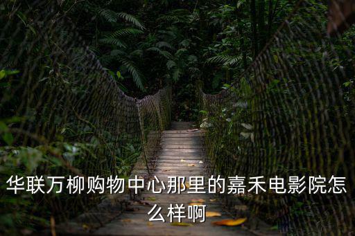 嘉禾電影院，華聯萬柳購物中心那里的嘉禾電影院怎么樣啊
