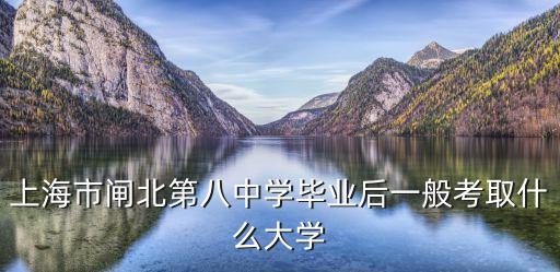 上海市閘北第八中學畢業后一般考取什么大學