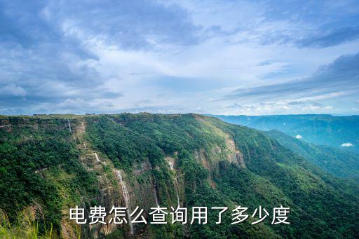 電費怎么查詢用了多少度