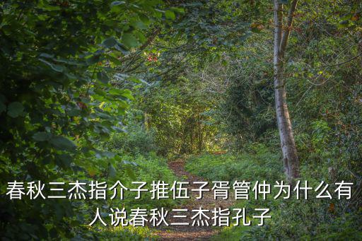 春秋三杰指介子推伍子胥管仲為什么有人說春秋三杰指孔子