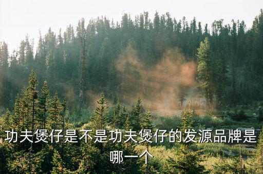 功夫煲仔，功夫煲仔是不是功夫煲仔的發源品牌是哪一個