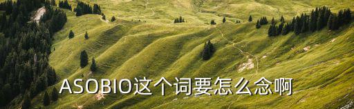 ASOBIO這個詞要怎么念啊