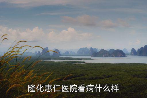 隆化惠仁醫院看病什么樣