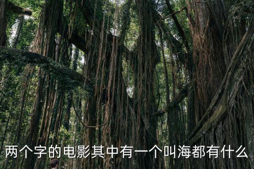 兩個字的電影其中有一個叫海都有什么