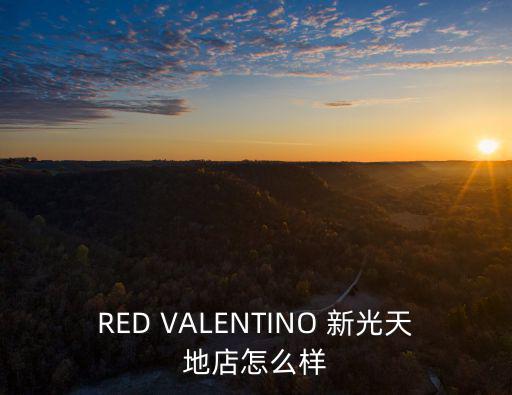 RED VALENTINO 新光天地店怎么樣