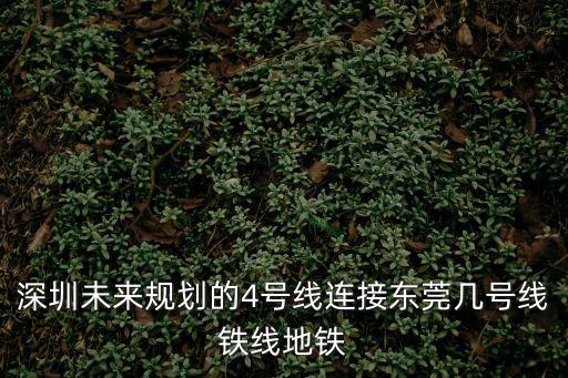 東莞地鐵4號(hào)線，4號(hào)地鐵起點(diǎn)和終點(diǎn)站各是哪里
