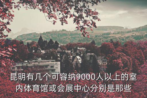 昆明有幾個可容納9000人以上的室內(nèi)體育館或會展中心分別是那些