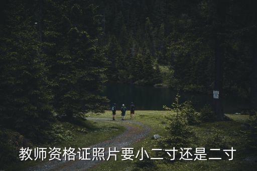 教師資格證照片要小二寸還是二寸