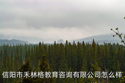信陽(yáng)市禾林格教育咨詢有限公司怎么樣