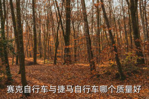 賽克自行車與捷馬自行車哪個質量好