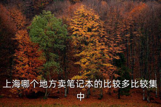 上海筆記本，上海哪里筆記本賣的便宜