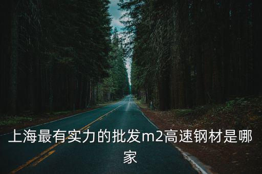 上海最有實力的批發m2高速鋼材是哪家