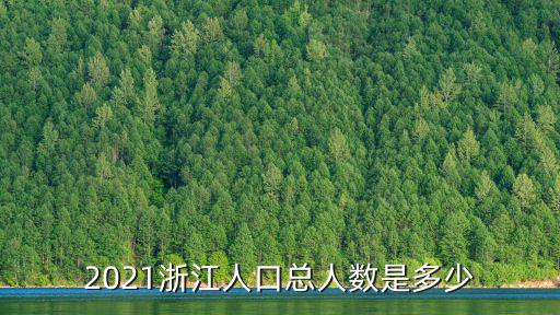浙江省有多少人口，浙江人口2021總?cè)藬?shù)口是多少