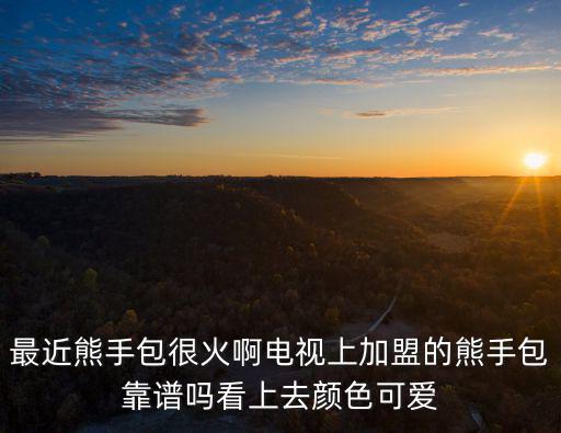 最近熊手包很火啊電視上加盟的熊手包靠譜嗎看上去顏色可愛(ài)