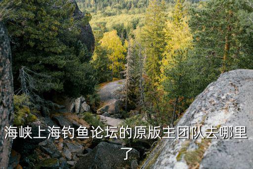 海峽上海釣魚論壇的原版主團隊去哪里了