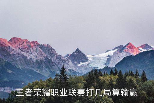 王者榮耀比賽規(guī)則，王者榮耀職業(yè)聯(lián)賽打幾局算輸贏