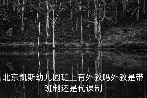 北京凱斯幼兒園班上有外教嗎外教是帶班制還是代課制
