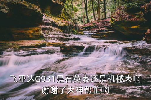 飛亞達G931是石英表還是機械表啊謝謝了大神幫忙啊