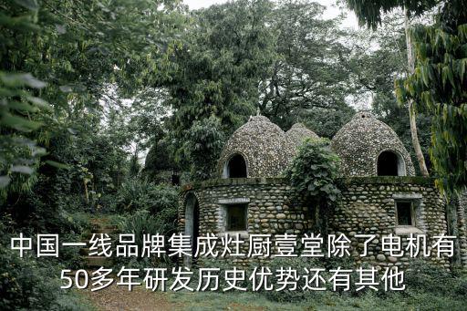 中國一線品牌集成灶廚壹堂除了電機有50多年研發歷史優勢還有其他