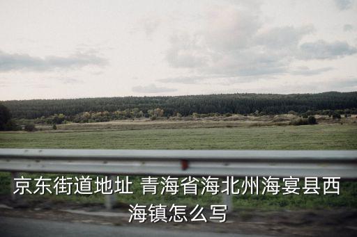 京東街道地址 青海省海北州海宴縣西海鎮怎么寫