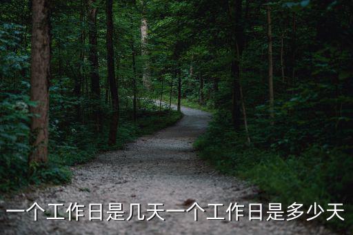 一個(gè)工作日是幾天一個(gè)工作日是多少天