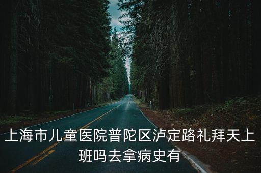上海市兒童醫院普陀區瀘定路禮拜天上班嗎去拿病史有